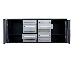 Lemari Penyimpanan Perkakas Baja Modern yang Dapat Disesuaikan, Kuat, 10 Laci, Tahan Air, Ramah Lingkungan, Cocok untuk Perangkat Keras Furnitur - Product Image 4