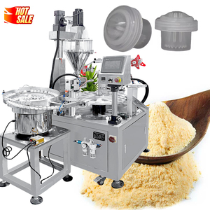Tapas de botella de fruta en polvo separadas completamente automáticas para embalaje de fruta en polvo agua potable se convierte en embalaje de jugo - Product Image 1
