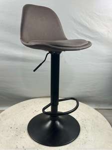 Modern Design Brown PU <b>Leather</b> Counter <b>Bar</b> Home Barstool Adjustable Swivel <b>Bar</b> <b>Stool</b> for Kitchen - Product Image 5