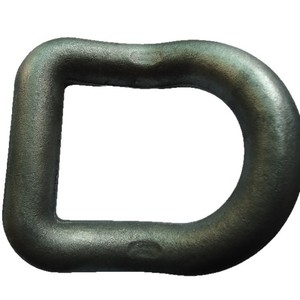 Forged D Ring D3006 Carbon Steel Zinc Plated Class C Level 4.8 For Connect Use - Product Image 1