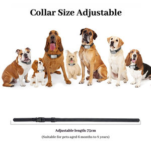 Collar disuasorio de tapón de ladridos de perro inteligente automático de electricidad multifuncional con 7 niveles de sensibilidad - Product Image 5