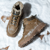 Bottes de sécurité chaudes pour l'hiver prêtes à être expédiées chaussures de sécurité antidérapantes anti-crevaison de haute qualité