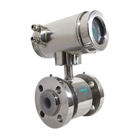 Cost-Effective Digital Smart Electromagnetic Flow Meter for Industrial Water Rainwater Seawater Brine Saline Water Liquid