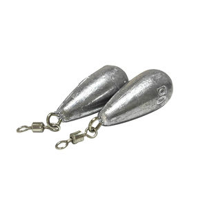 Chumbada de Pesca em Forma de Bomba com Laço e Girador, Chumbada de Pesca em Metal Fundido - Product Image 3