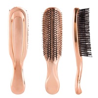 Gmagic Nouveau Peigne de Massage Ionique Nettoyant pour Cuir Chevelu en Plastique, Double Usage Sec et Humide, Brosse Coiffante Confortable