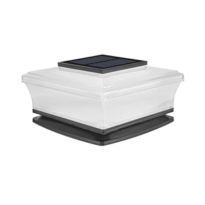 太阳能柱头灯别墅门户外防水花园运动感应器 <span class=keywords><strong>LED</strong></span> IP65 含电池 暖白色太阳能电池板 小型 - Product Image 5