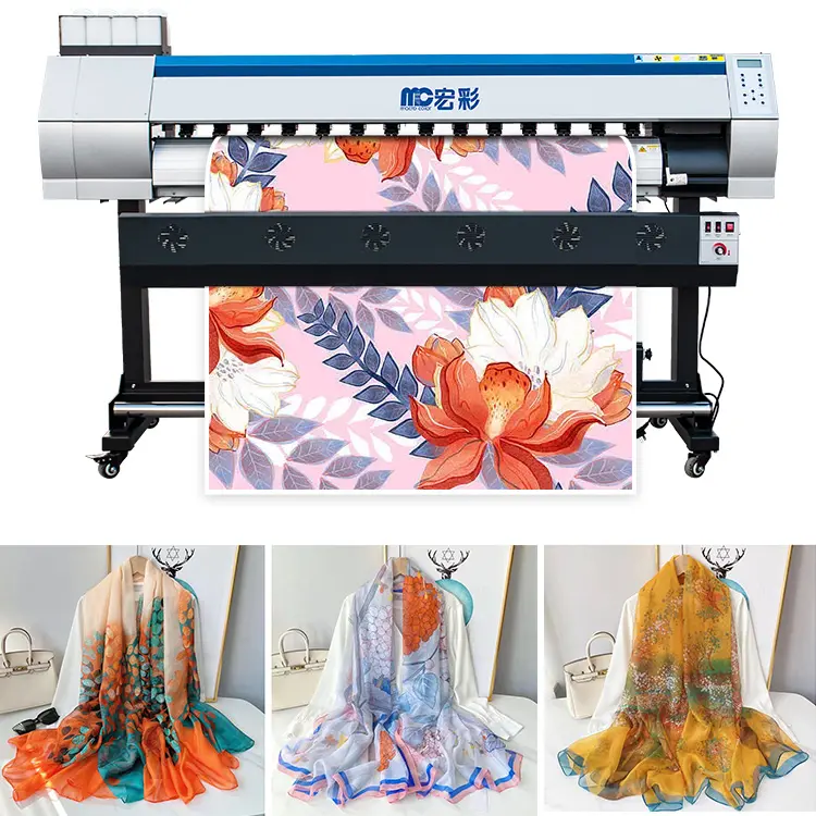 Popular brand high speed 1.8m impresora de para large format sublimation printer for fabric cloth