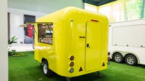 Remorque mobile de boulettes de citron jaune ORANGE RV Camion de nourriture délicieux Chariot de crème glacée Pizza chips de café Boisson juteuse Fourgon de nourriture - Product Image 4