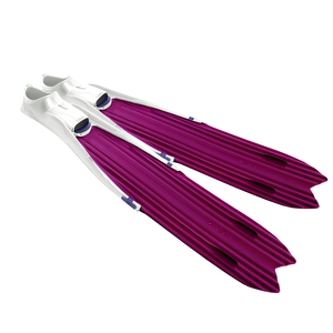 V.DIVE Profesional Tahan Lama Ramah Lingkungan Anti-Selip Desain Saku Fin Panjang Freediving Scuba Karet PP Bagian Atas Kekakuan Sedang - Product Image 1