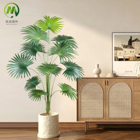 Palmier artificiel en pot de style California à plusieurs hauteurs, faible entretien, pour la décoration de la maison et du bureau
