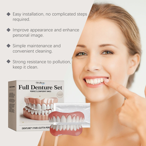 Gran Venta: Juego Completo de Dentadura Postiza, Cubre Dientes, Se Adapta a la Mayoría de las Dentaduras Postizas, Carillas Blanqueadoras para una Sonrisa Perfecta e Instantánea - Product Image 6