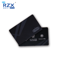 Anpassbares Logo RFID Kontaktlose Kartenetui & Geldbörsen-Schutz Anti-Hacker-Schutzblocker für HF-Chip-Karten
