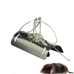 Giardino esterno umano difensore in acciaio zincato solido eco-friendly Tunnel talpa cattura trappola stato sicuro Gopher Catcher controllo - Product Image 5