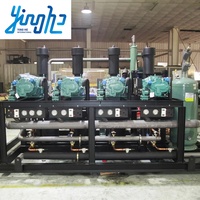 Unit Kondensor Scroll Aidear Berpendingin Udara untuk Cold Room Bunga dan Gudang Pengawetan Bunga