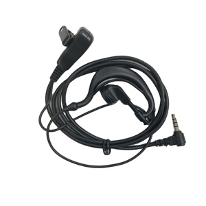 <span class=keywords><strong>Zello</strong></span> – écouteurs talkie-walkie, grand ptt, casque filaire, crochet d'oreille, oreillette avec microphone pour <span class=keywords><strong>Baofeng</strong></span> BF-UV3R BF-T1 BF-T6 - Product Image 1