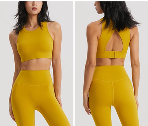 Lvd218 giữa tác động Yoga Áo ngực sốc hấp thụ bốn chiều căng sexy trở lại Rỗng ra hoạt động thể thao áo ngực cho tập thể dục chạy - Product Image 3