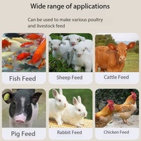 Petite machine à granulés d'aliments pour animaux, équipement de granulation d'aliments pour usage domestique, pour volailles, bétail, poulets, canards, bovins, moutons, élevage