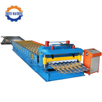 Machine de formage de rouleaux de tuiles en acier galvanisé sur mesure, ligne de production automatique de tuiles émaillées