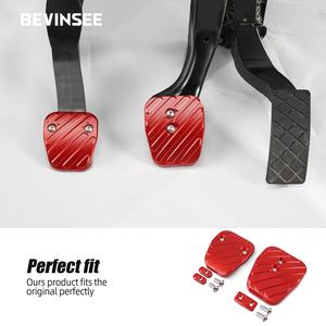 Kit de pédale d'embrayage et de frein pour transmission manuelle BEVINSEE, conduite à gauche # 5Q0721601A pour Volkswagen Tiguan AD 2016-2024 - Product Image 1