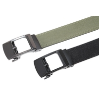 Ceinture tactique pour homme de qualité supérieure, personnalisable en couleur, avec boucle automatique, en toile résistante et robuste, pour les activités de plein air