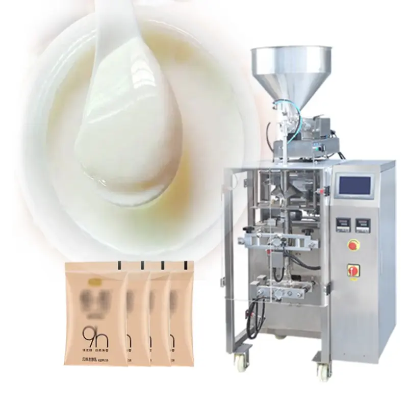 Baopack工場価格CE高速小型全自動縦型スナック食品液体水ミルクヨーグルト包装機