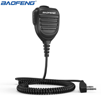 Microphone haut-parleur original Baofeng pour talkie-walkie bidirectionnel, compatible avec les modèles BAOFENG UV-5R BF-888S UV-82 – Offre spéciale