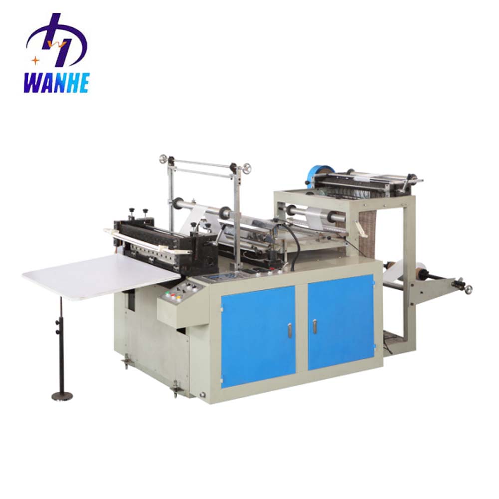 WH-GFQ-700 машина для производства горячего запечатывания и холодной резки пластиковых пакетов (одна линия)