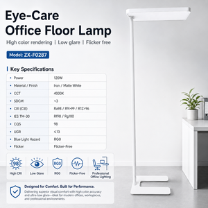 Lampe de sol LED à spectre complet 10000 lumens Ra98 sans scintillement lumière du jour pour la maison, le bureau et la lecture - Product Image 2