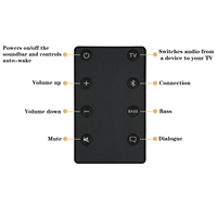 Control Remoto para Sistema de Sonido de TV Bose Solo 5 10 15 Serie II 418775 431974 845194 838309-1100 Barra de Sonido para TV