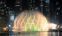 Fuente de Agua Musical con Luces para Parques Acuáticos, Espectáculo de Luces y Agua, Decoración de Jardín, Precio de Mayoreo