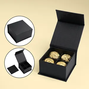 Custom Luxury Paper Packaging Chocolate Candy Box With Divider Box For 4 6 8 12 16 20 32 Piece Chocolate Packaging