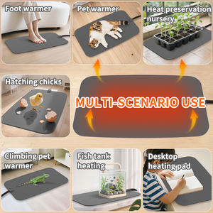 温度調節可能 育雛器・鶏舎用ヒーターパッド ひよこ用巣箱ウォーマー 電動育雛ヒーターマット - Product Image 2