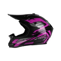 Casque de moto tout-terrain en ABS certifié DOT, respirant, personnalisable, grande taille, pour le VTT, unisexe