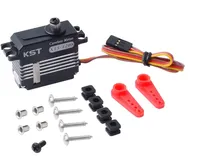 KST X15-1208 13.5KG Moteur numérique à engrenages métalliques mini sans noyau cyclique HV pour hélicoptères RC T-Rex 500, robots de surveillance, drones et avions