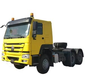 Truk traktor kepala baru SINOTRUK HOWO merek handal Tiongkok 6x4 10 roda terlaris LHD Euro 2 truk traktor untuk dijual di Sudan - Product Image 2