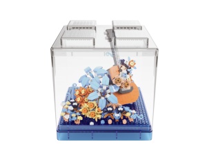 PinZhiXing Fleur Et Instruments De Musique Piano guitare <span class=keywords><strong>jazz</strong></span> sax Blocs De Construction Ensembles Cadeaux De Noël Articles - Product Image 6