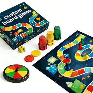 เกมกระดานครอบครัวแบบกำหนดเอง OEM เกมโต๊ะสำหรับผู้ใหญ่แบบอินเทอร์แอคทีฟสำหรับงานปาร์ตี้ บรรจุภัณฑ์กระดาษและพลาสติกคุณภาพสูงเป็นมิตรกับสิ่งแวดล้อม - Product Image 5