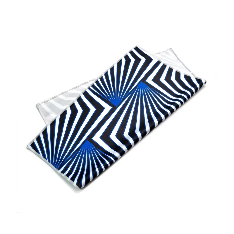 Custom Sublimatie Gedrukt Hand Hoofddoek Microfiber Zakdoek Zachte Reiniging Doek