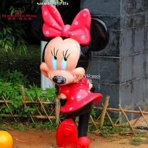 Tượng Chuột Hoạt Hình Trang Trí Vườn Công Viên Giải Trí Chất Lượng Cao Điêu Khắc Bằng Sợi Thủy Tinh Để Bán - Product Image 6