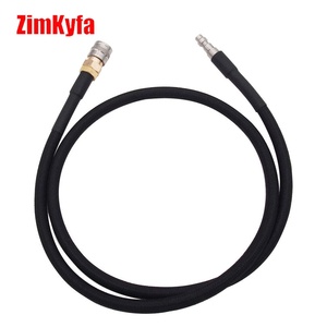 Tuyau d'air flexible HPA SLP avec raccord rapide à baïonnette, 40 pouces, noir, métal/PVC, avec connexions standard US - Product Image 3