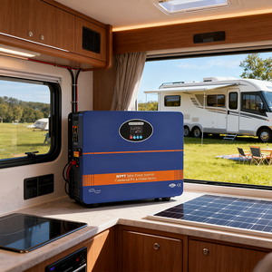 Offre Spéciale : Contrôleur de Stockage Solaire Hybride Hors Réseau 5KW (5000W) avec Onduleur MPPT Monophasé 110V à 240V – Livraison Gratuite - Product Image 1