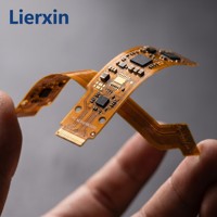 Montre connectée Lierxin LEX-WATCH-HR FPC avec moniteur de fréquence cardiaque, SpO2, oxygène sanguin, PCB 4 couches, PPG, ECG, accéléromètre, GPS, BLE 5.3 sans fil
