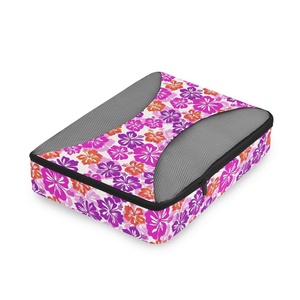 6-Pack Packing <b>Cubes</b> Set Custom Design Hawaii Hibiscus Durable Lightweight Packing <b>Cubes</b> Travel Organizer Set with Double Zipper - Product Image 4