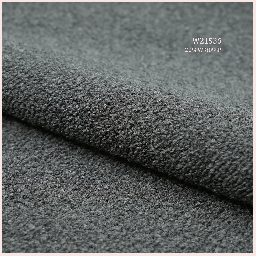 Classic Elegance Wool Polyester Blend Fabric Wool Upholstery Fabric For Sofa Curtain Pillow Panel