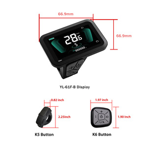 Pantalla LCD Inteligente Impermeable para Bicicleta Eléctrica YOLIN YL-61F-B, para Controladores de Bicicleta Eléctrica, Repuestos para Ciclismo Eléctrico - Product Image 4