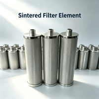 Filtro Sinterizado de Acero Inoxidable 316 316L de Alta Eficiencia, Filtro de Malla Sinterizada para Filtración de Alimentos y Bebidas