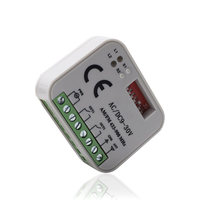 Module récepteur de relais sans fil universel 433 MHz DC 12V 2 canaux et 2 télécommandes émettrices 433 MHz