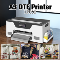 Mesin Printer DTF A3 Baru Epson Xp600 Printhead Otomatis Penuh Mesin Press Panas Tinta Pigmen 30cm Mesin Cetak Kaos untuk Usaha Kecil