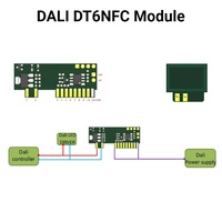 Módulo de Atenuación DALI-2 RGBCW, Controlador LED Programable por NFC de DALI a PWM para Iluminación RGB CW