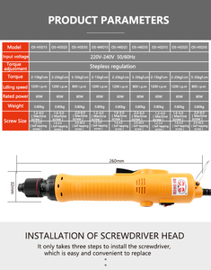 <span class=keywords><strong>Destornillador</strong></span> Eléctrico Industrial y para Bricolaje OS-H5D35, Totalmente Automático, Conexión Directa AC100-240V, Ajustable, Alto Torque, Precisión, Marca Johnson - Product Image 2